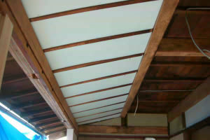 化粧野地の断熱