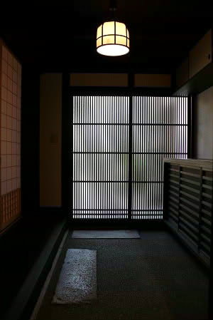 古民家　玄関庭 