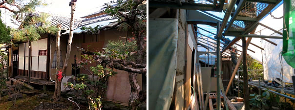 改修前　／　野地解体