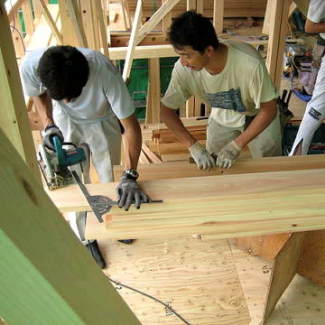 工事写真　大工