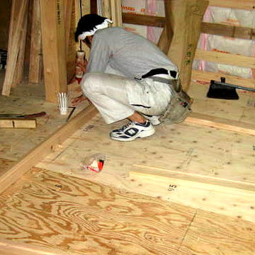 工事写真　枠材