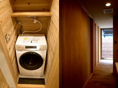 一般住宅(7)　廊下、洗濯スペース