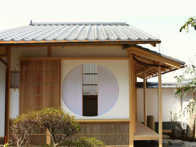 茶室(5)　丸窓