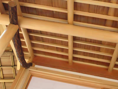 茶室(11)　濡縁軒天